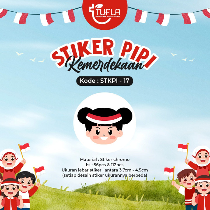 FAST PO STIKER PIPI KEMERDEKAAN