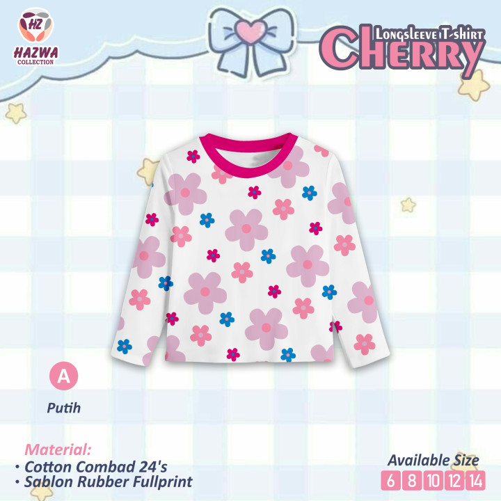 PO T-SHIRT CUTE CHERRY BY HAZWA