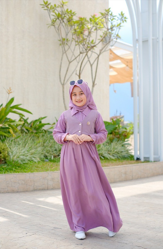 FAST PO ZAHWA LONG DRESS ONE SET