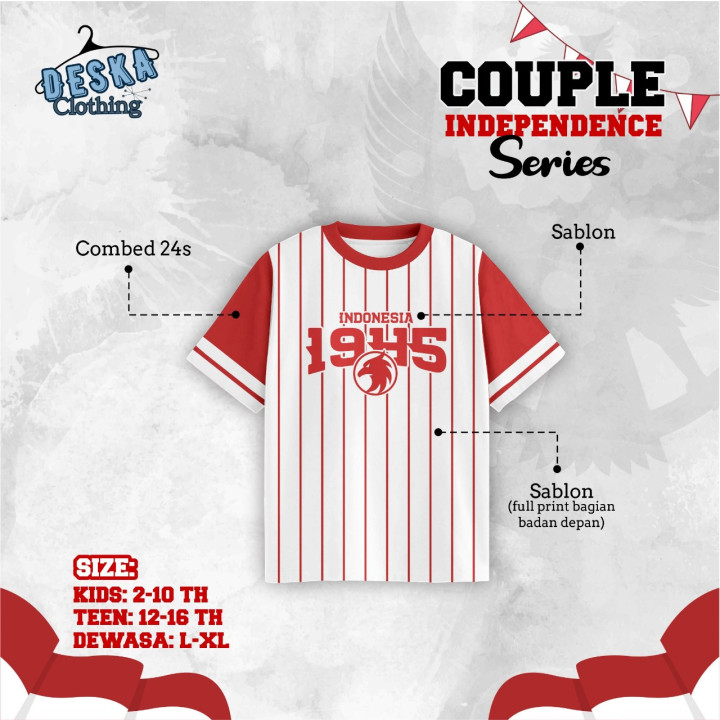 PO COUPLE INDEPENDENCE SERIES (DEWASA)  BY DESKA CLOTHING