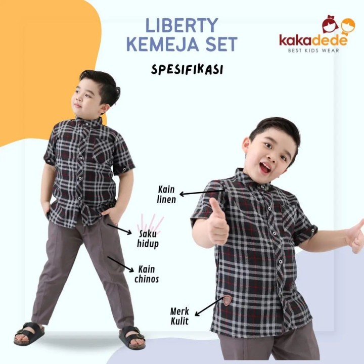 LIBERTY KEMEJA SET BY KAKADEDE