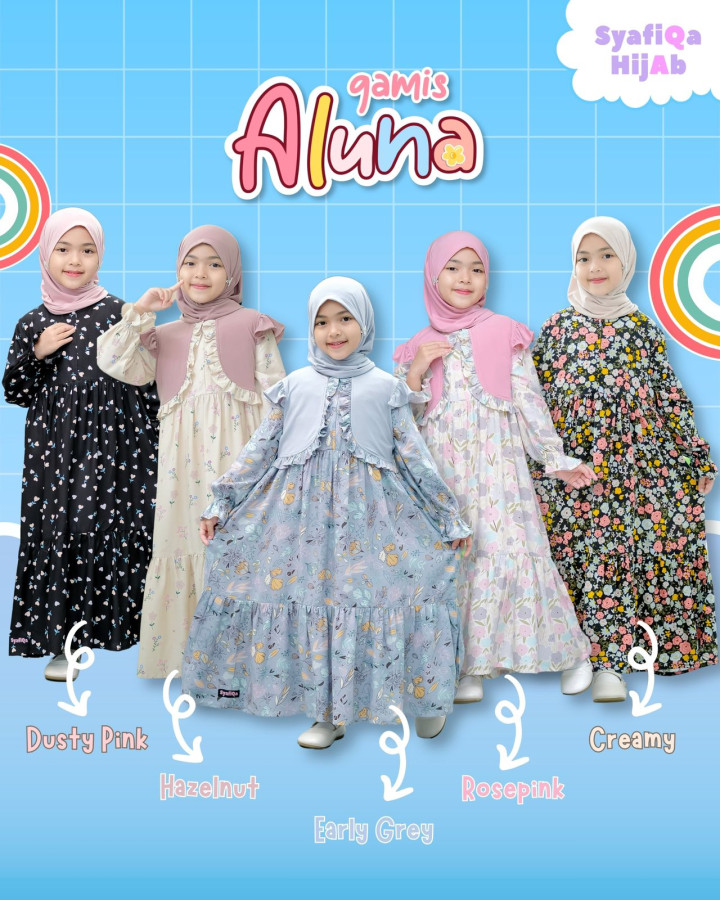 PO GAMIS ALUNA BY SYAFIQA