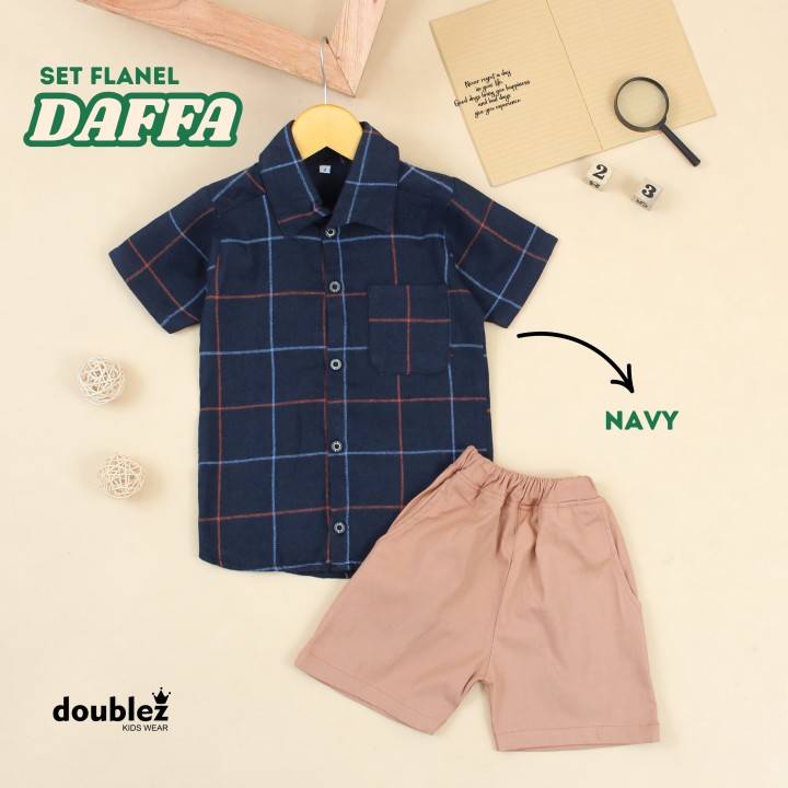 PO SET FLANEL DAFFA BY DOUBLEZ