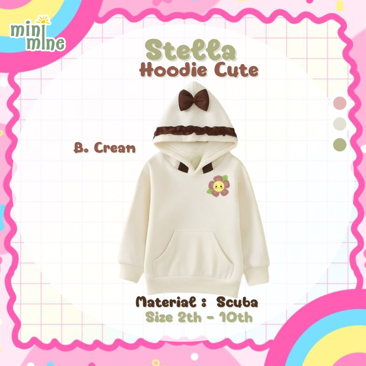 PO STELLA  HOODIE CUTE BY MINIMINE