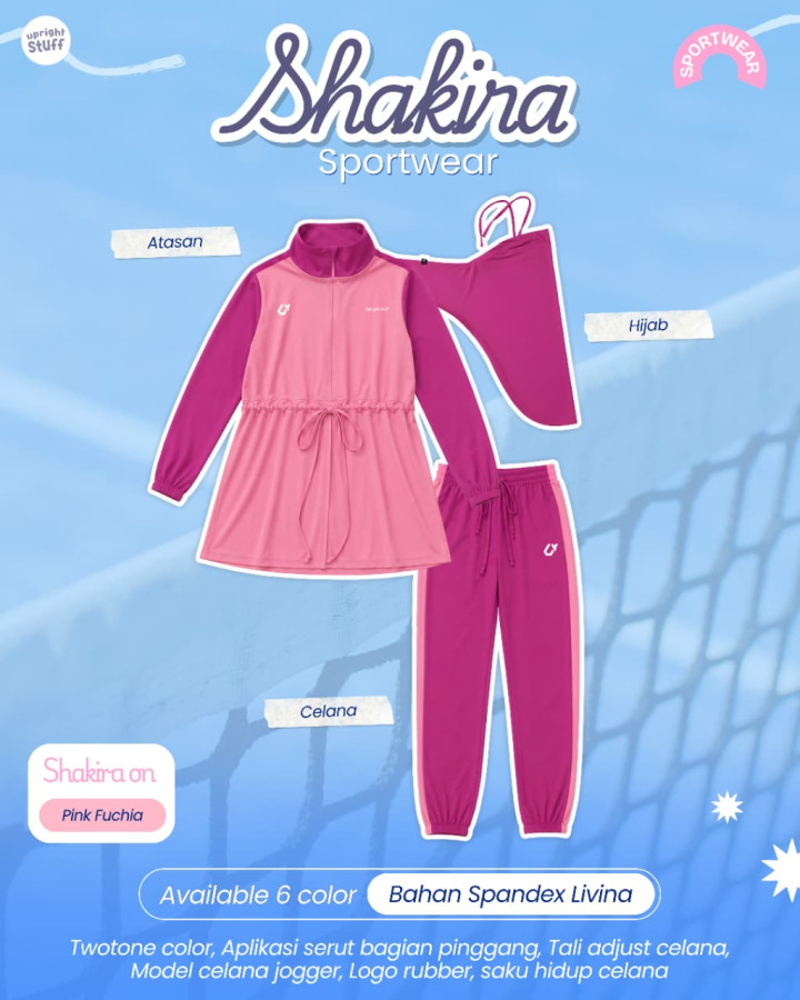 PO SHAKIRA SPORTWEAR BY UPRIGHT