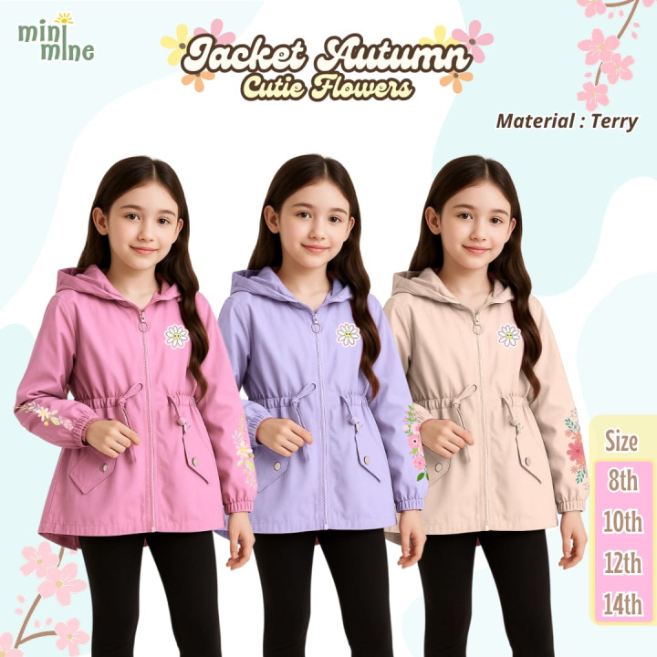 PO JACKET AUTUMN CUTIE FLOWER BY MINIMINE