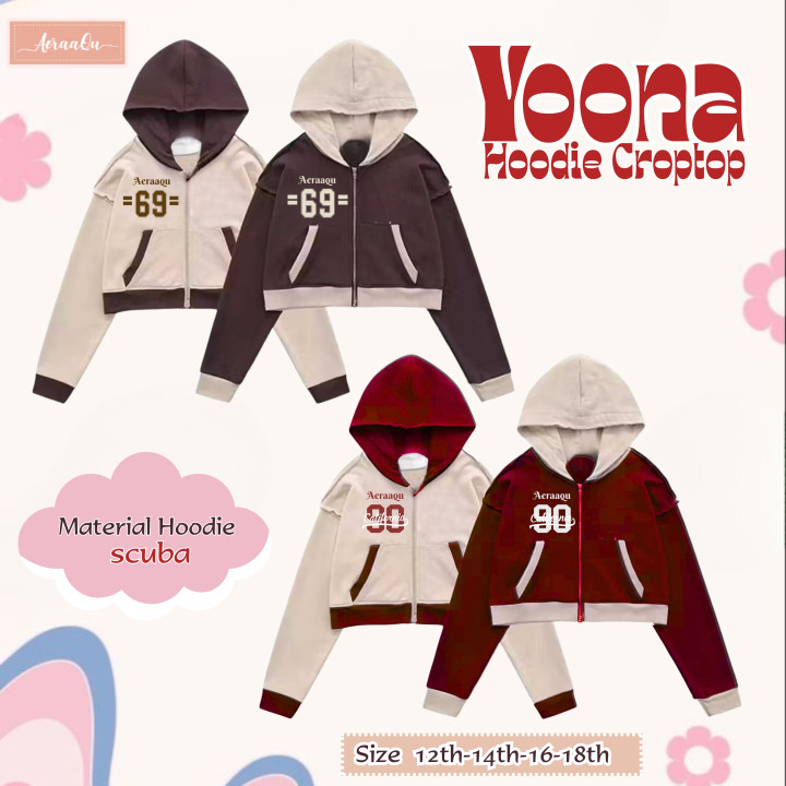 PO YOONA HOODIE CROPTOP BY AERAAQU