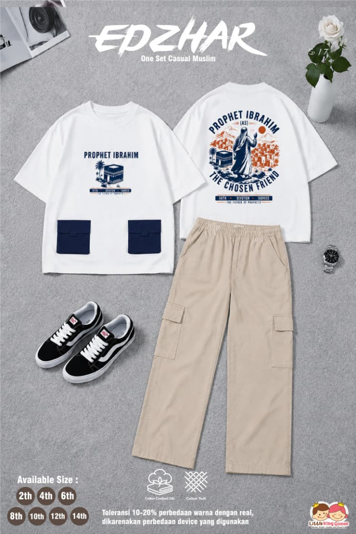 PO ONE SET EDZHAR BY LITTLE KING QUEEN