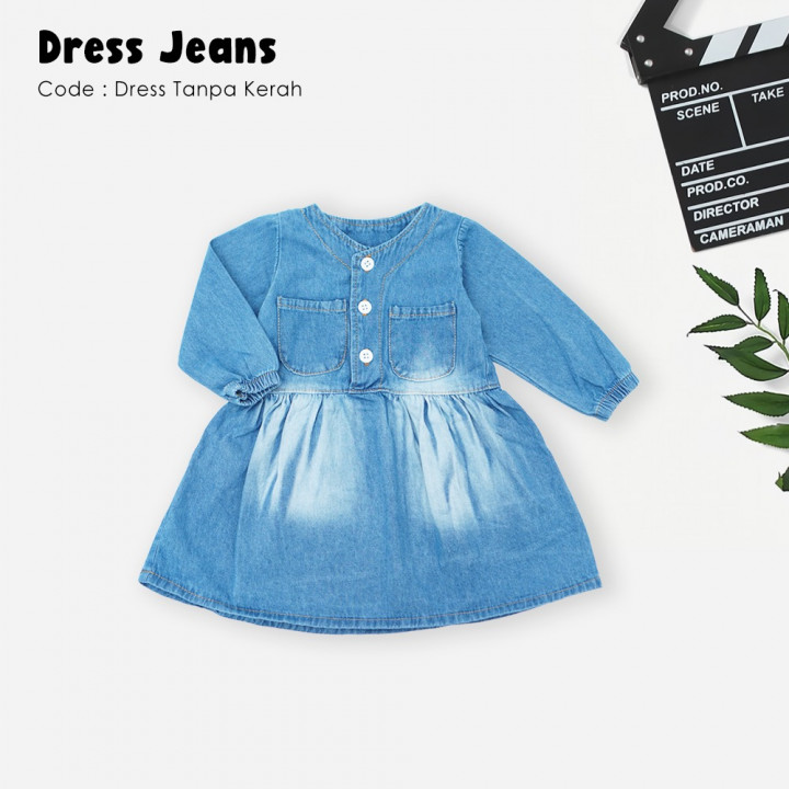DRESS JEANS TANPA KERAH
