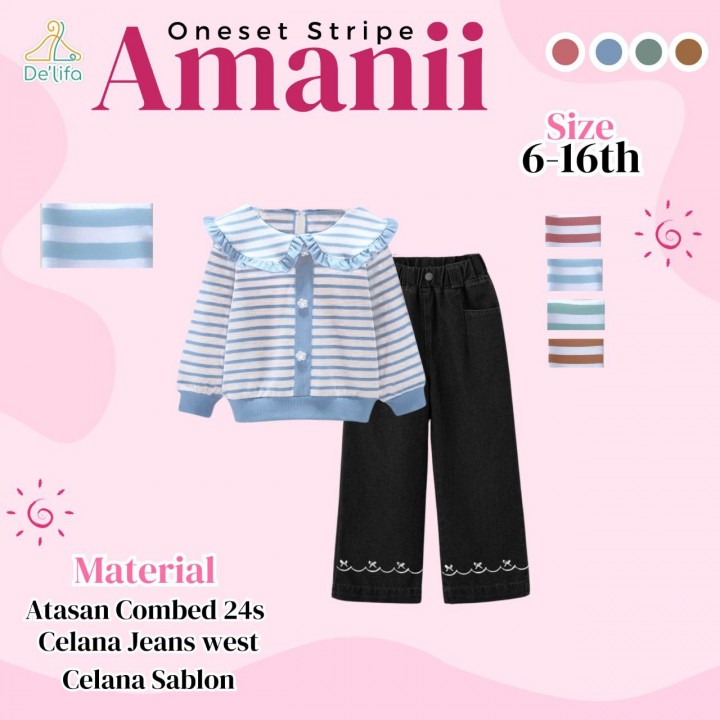 PO ONESET STRIPED AMMANI BY DE LIFA