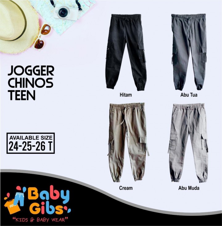 JOGGER CHINOS TEEN BY BABY GIBS