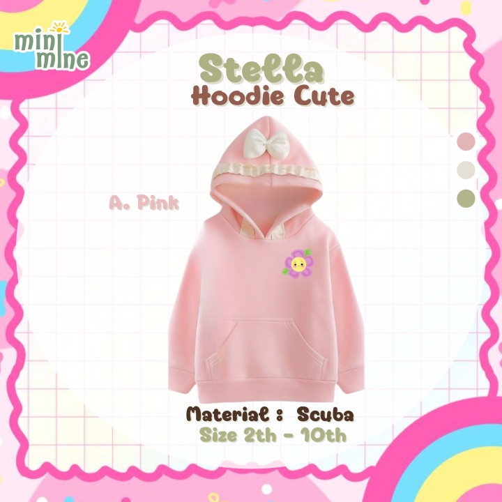 PO STELLA  HOODIE CUTE BY MINIMINE