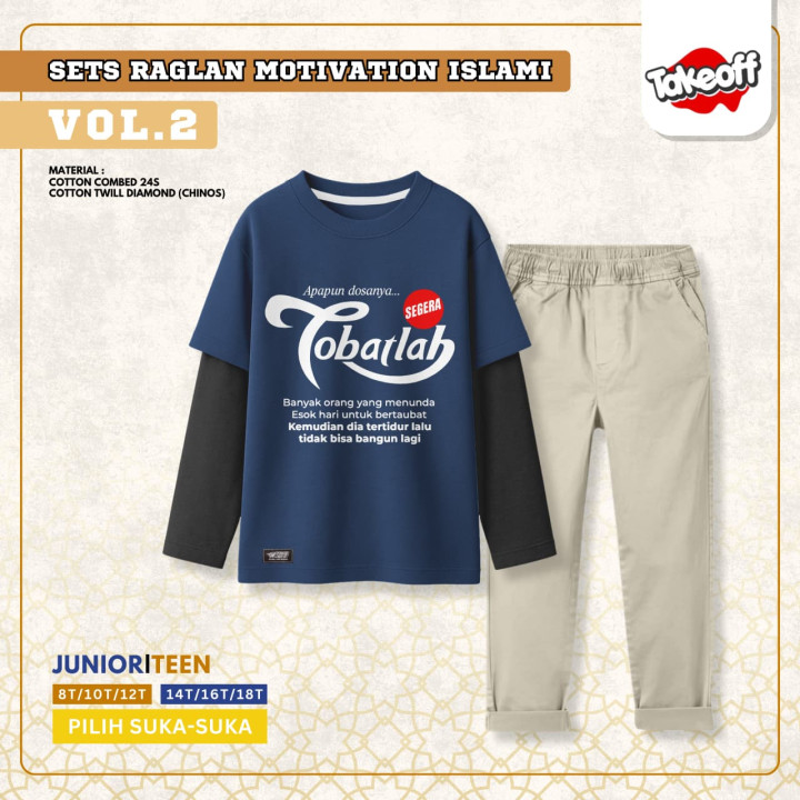 PO SET RAGLAN MOTIVATION ISLAMI VOL.2 BY TAKE OFF