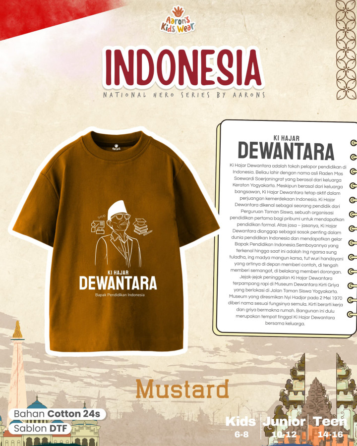 PO INDONESIA NATIONAL HERO SERIES BY AARONS