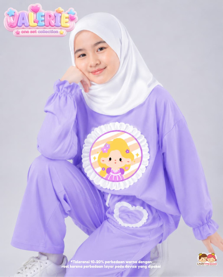PO SET  VALERIE COLLECTION BY LITTLE KING QUEEN