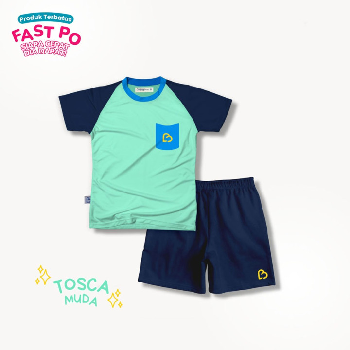 FAST PO ITACHI SERI 2 SET T-SHIRT THREETONE