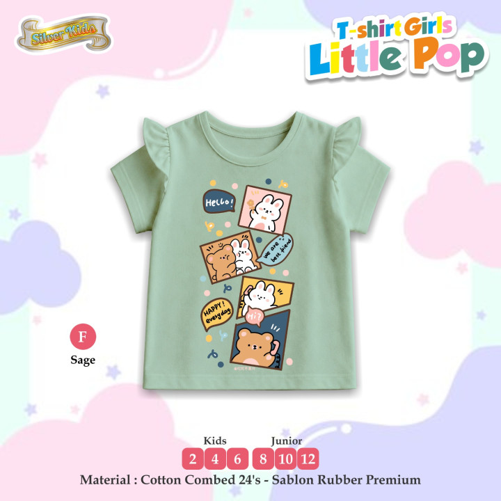 PO T-SHIRT LITTLE POP BY SILVER KIDS