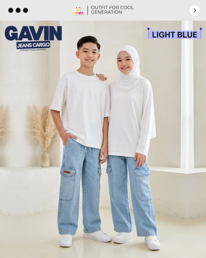PO GAVIN JEANS CARGO BY UPRIGHT