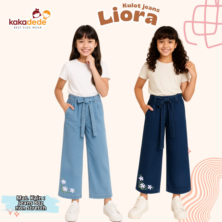 PO KULOT JEANS LIORA BY KAKADEDE