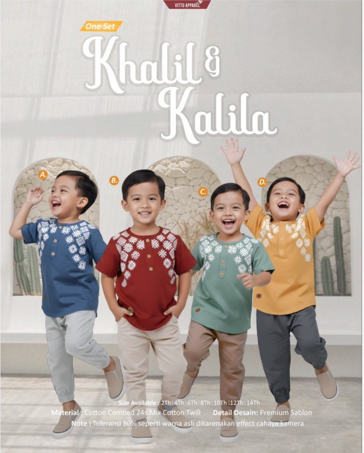 PO KHALIL & KALILA ONE SET BY VITTO