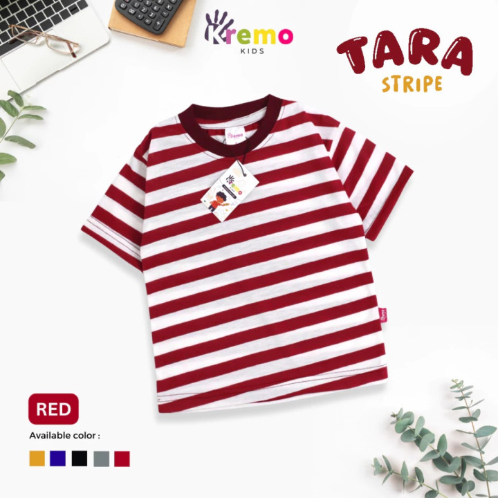 FAST PO TARA STRIPE T-SHIRT
