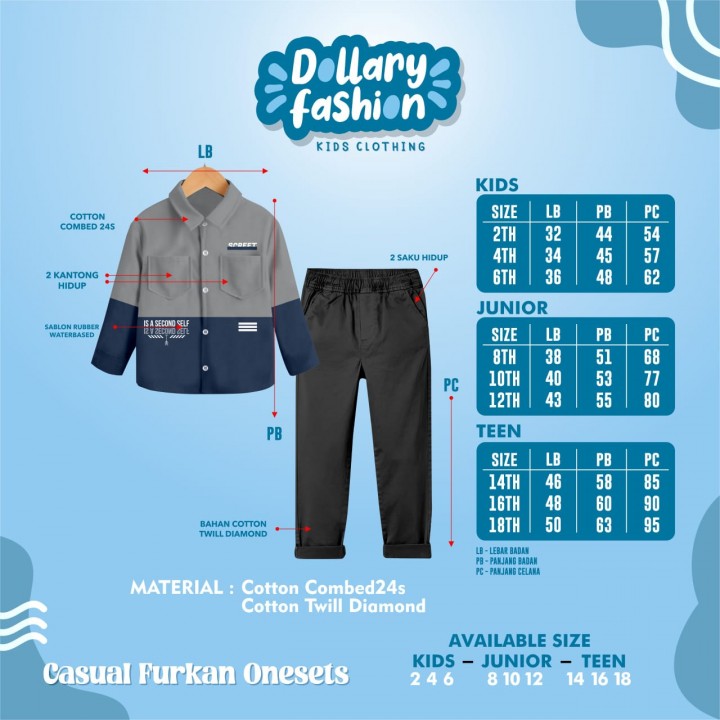 PO CASUAL FURKAN ONESET BY DOLLARY