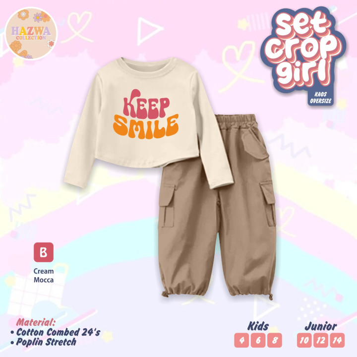 PO SET CROP GIRL BY HAZWA