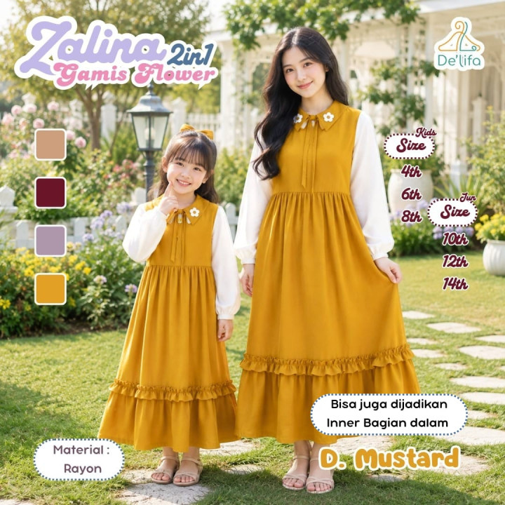 PO ZALINA 2IN1 GAMIS BY DELIFA