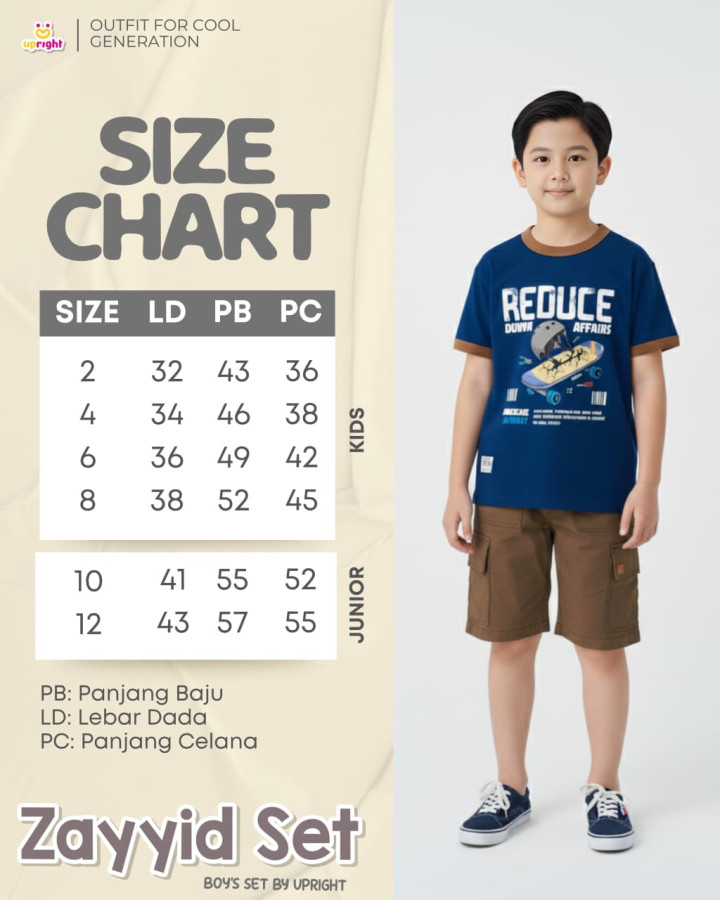 PO ZAYYID SET BOY BY UPRIGHT KIDS