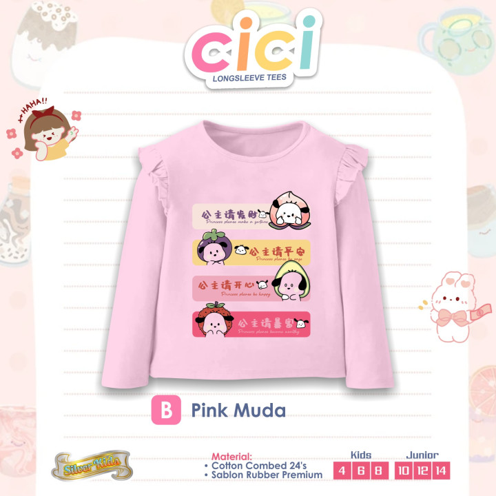 PO CICI LONGSLEEVE TEES BY SILVER KIDS