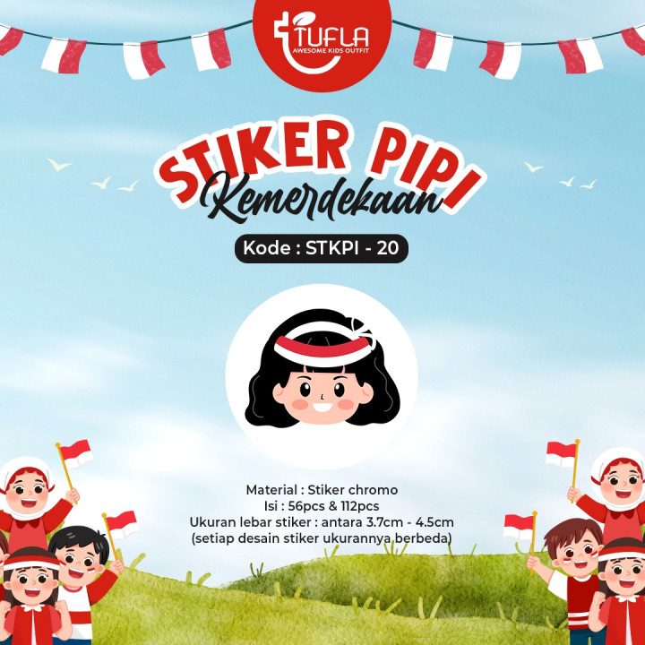 FAST PO STIKER PIPI KEMERDEKAAN