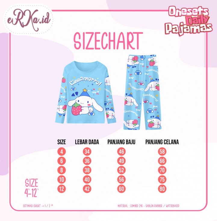 PO ONESET DAILY PAJAMAS BY ERKA.ID