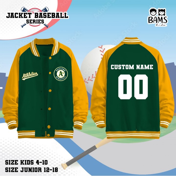 PO JACKET BASEBALL COSTUME NAME SERIES BY BAMS KIDS