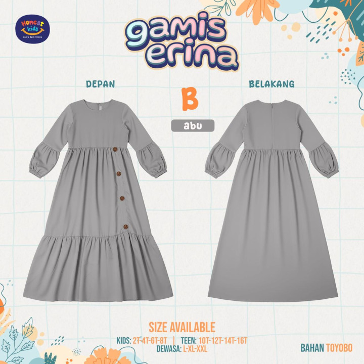 PO GAMIS ERINA BY HONES KIDS