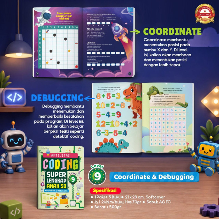 PO AKTIVITAS CODING SUPER LENGKAP ANAK SD JILID 2