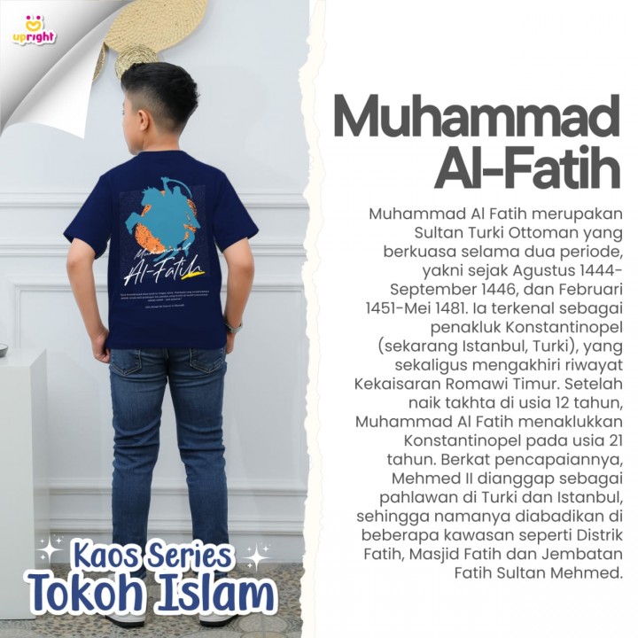 PO KAOS SERIES TOKOH ISLAM BY UPRIGHT KIDS