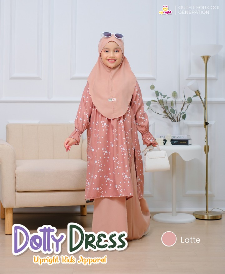 PO DOTTY DRESS BY UPRIGHT KIDS APPAREL