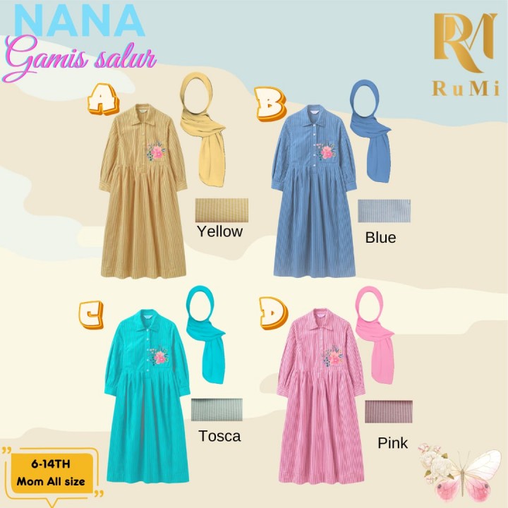 PO NANA GAMIS SALUR BY RUMI