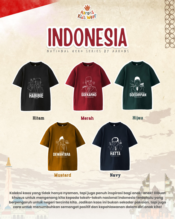 PO INDONESIA NATIONAL HERO SERIES BY AARONS