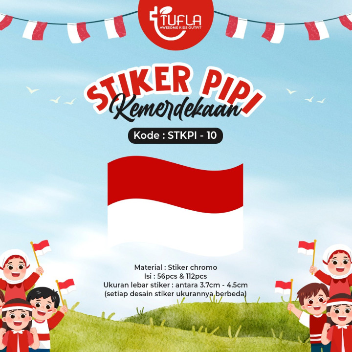 FAST PO STIKER PIPI KEMERDEKAAN