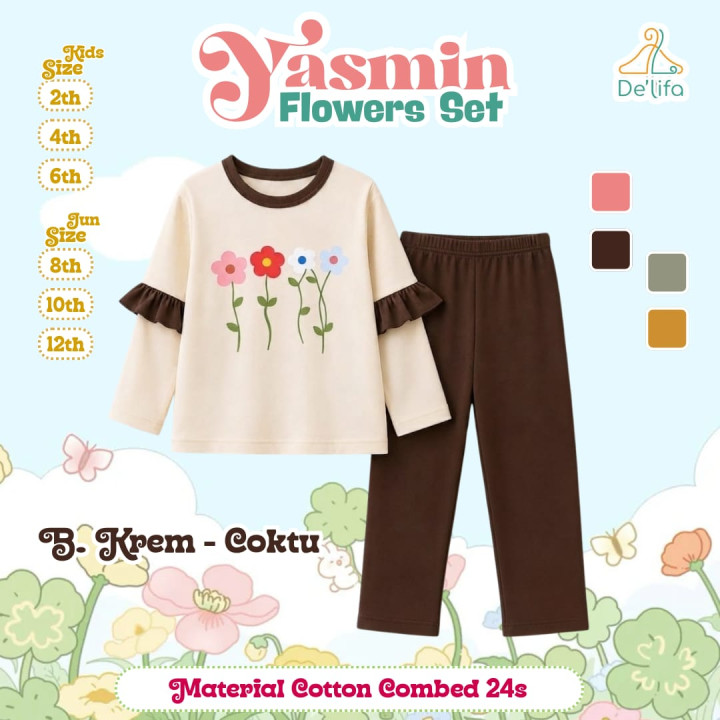 PO YASMINE FLOWER SET BY DELIFA