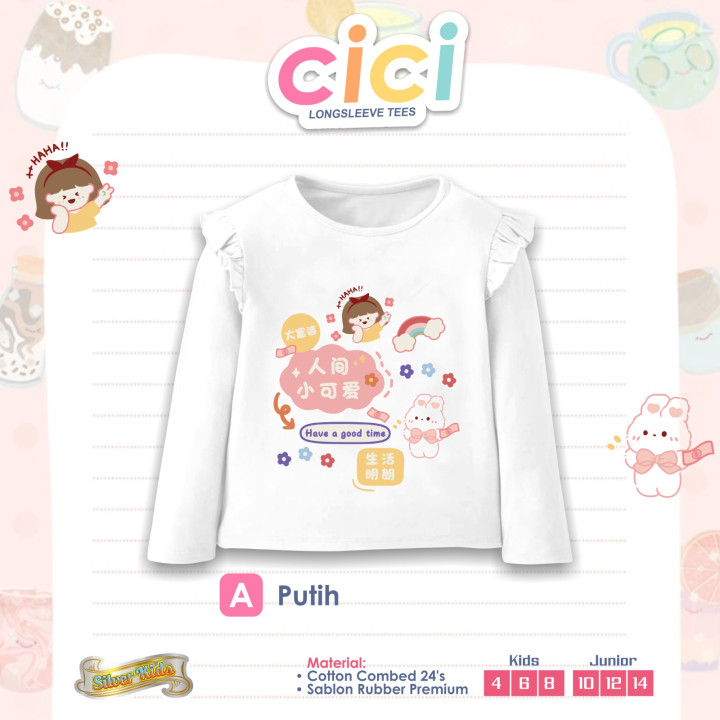 PO CICI LONGSLEEVE TEES BY SILVER KIDS