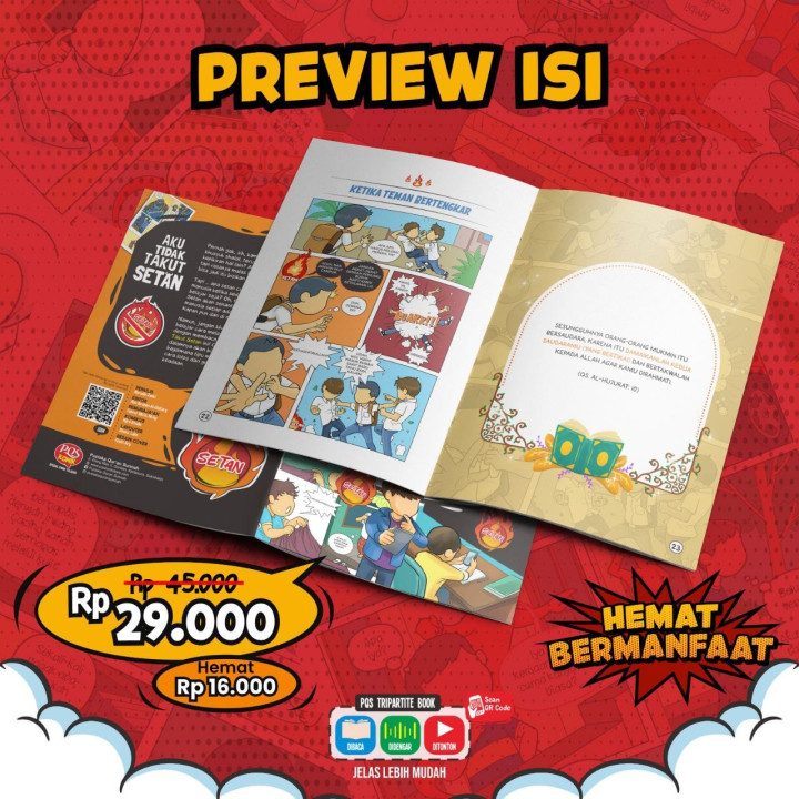 PO KOMIK “AKU TIDAK TAKUT SETAN