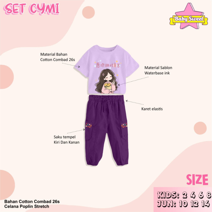 PO SET CYMI (KIDS) BY BABY SWEET