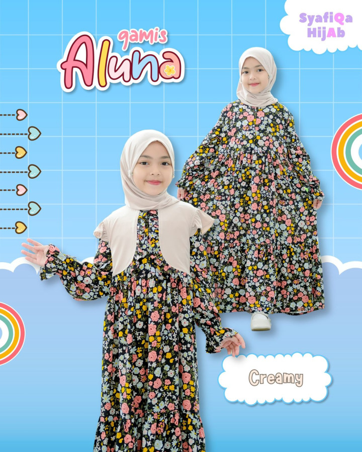PO GAMIS ALUNA BY SYAFIQA