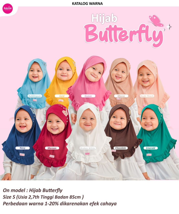 PO HIIJAB BUTTERFLY BY BABYJAB 2025