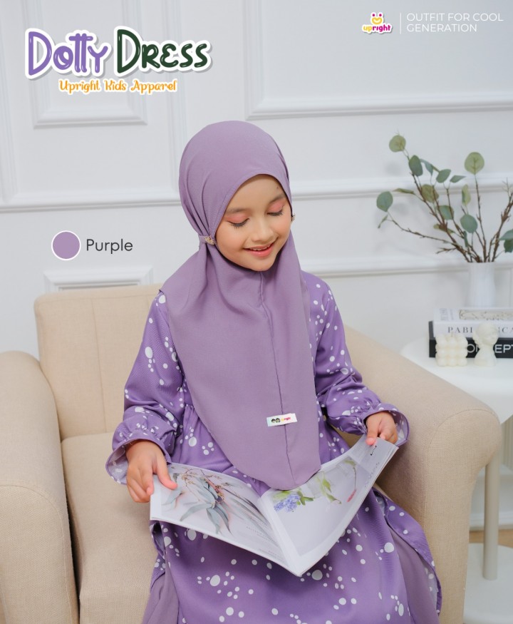 PO DOTTY DRESS BY UPRIGHT KIDS APPAREL