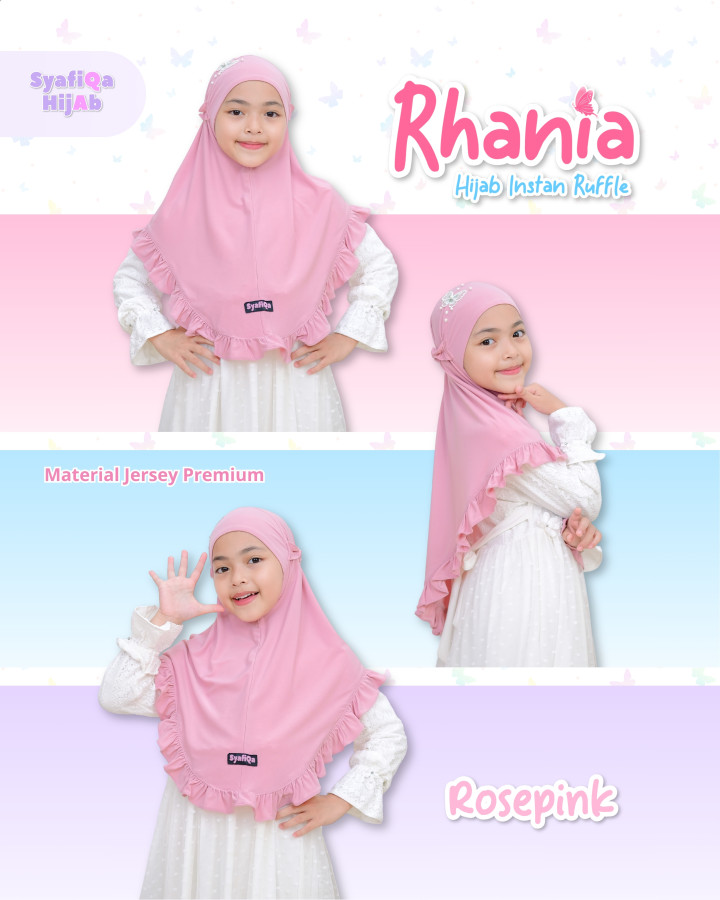 PO RHANIA HIJAB INSTAN RUFFLE BY SYAFIQA