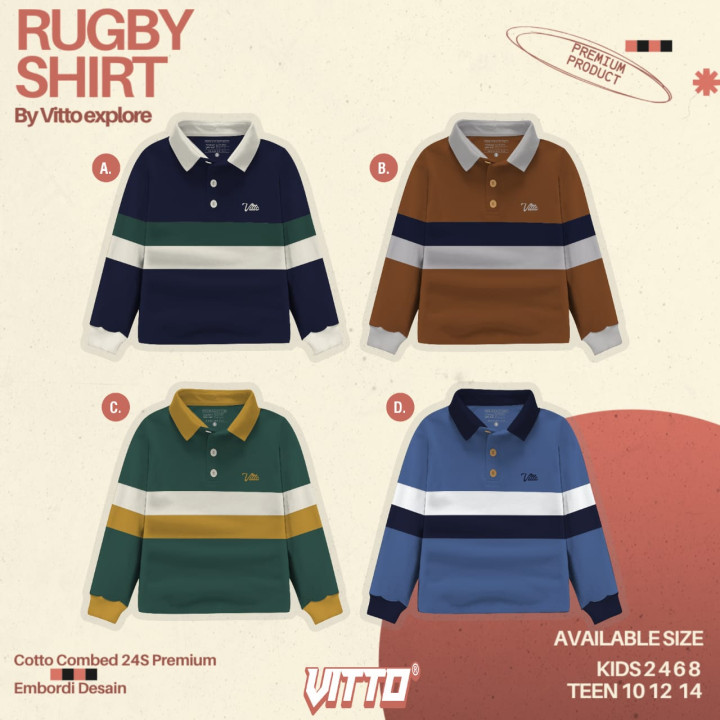 PO BAJU ONLY RUGBY SHIRT BY VITTO
