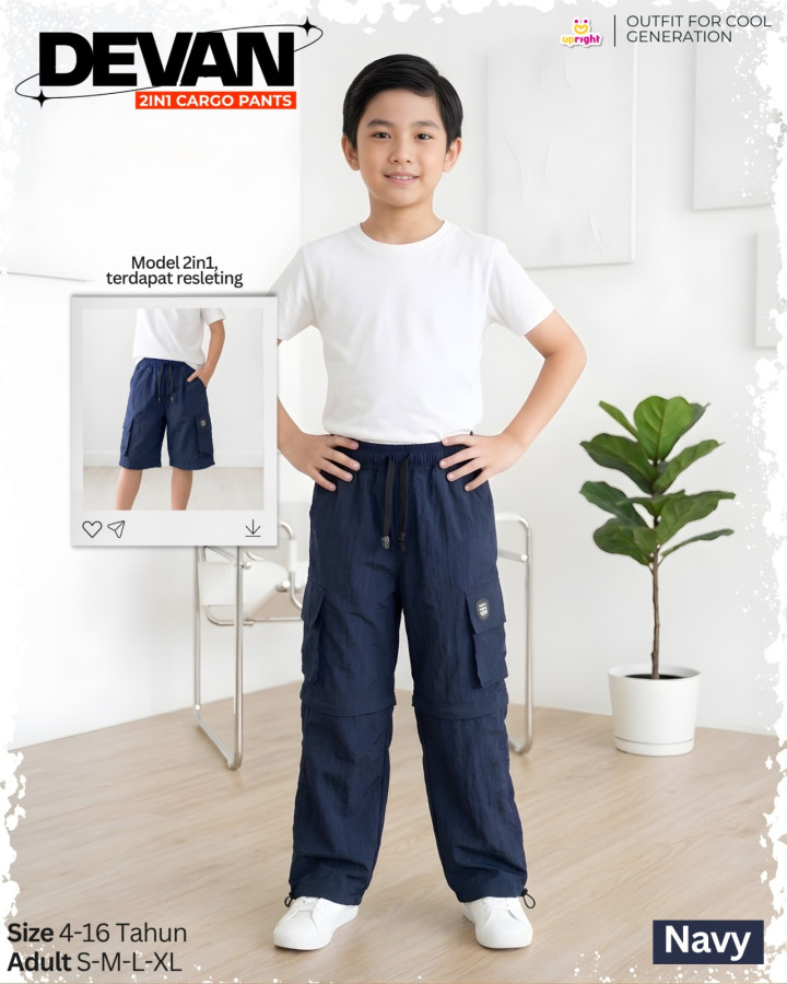 PO DEVAN 2IN1 CARGO PANTS BY UPRIGHT
